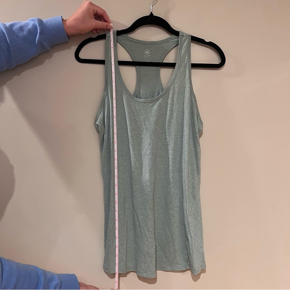 GAIAM Teal Racerback Tank Top - Picture 6 of 7